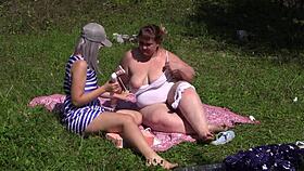 hey, wanna see us big ass lesbians outdoors testing this wild toy till we cum?