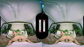 dani jensen cosplays poison ivy in immersive vr scene