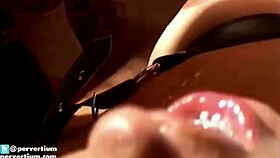 Bold Brazilian lezdom forces piss swallow humiliation