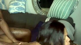 Freaky Ebony Threesome Double Penetrates Deep!