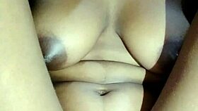 cutie teases in panties flashing her perky tits close up