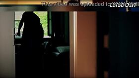 Pervert boss drills Barbara Bieber's big ass doggystyle in hostel