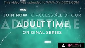 Steamy lesbian threesome massage with hot oiled queens