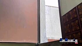 Victor Bloom pounds tetona Colombiana's huge tits outdoors in Barcelona heights