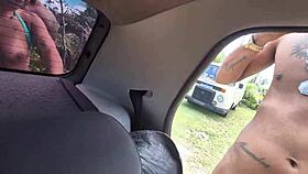 stopped the car for raw outdoor fuck in the wild