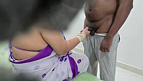 Telugu Maid Sushmita Gives Intense Cock Handjob Massage