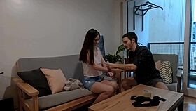 cutie babysitter tied up and fucked after losing bet