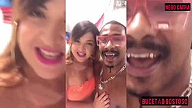 Tais Daeva arrives dripping wet ready for toys pussy sucking and ass play