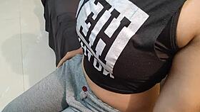 Desperate asian babe begs for deep monster cock missionary creampie