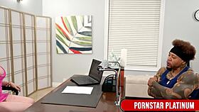 Busty Blonde Leya Falcon Wrecked Raw by Eddie Jay's Huge Cock