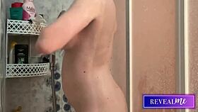 Hot Italian milf's sensual shower tits pussy vibrator play!