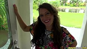 callie craves cum fiesta blonde brunette lesbian licks at realitykings holiday party