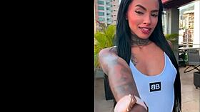 i cant believe how this skinny latina slut took that huge bwc stretching her tight pussy for first time cumshot facial