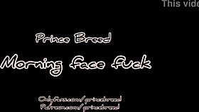 Thick sexy ebony girlfriend wakes to intense morning face fucking session