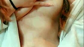 cute pigtail student fresh from shower gropes big tits and wet pussy ahegao