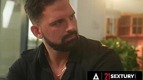 sexy milf nelly kent welcomes neighbor with intense dp threesome