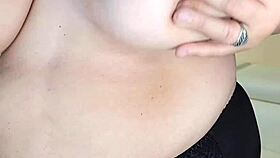 Thick busty granny mature wife strips down completely naked hey