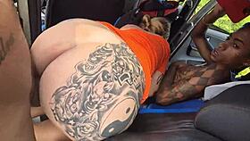 stopped the car for raw outdoor fuck in the wild