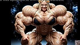 abigails muscles explodin growin huge pump factory fmg ai... oh man!