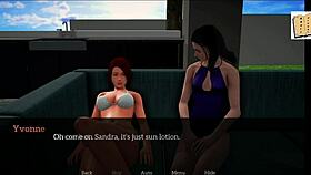 redhead teen tempts in erotic family game fantasy