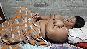 chubby beauty takes big load in intimate session