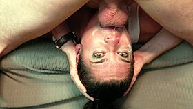 Hooters waitress chokes on cock in homemade throat gagging humiliation