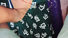 in a tiny shack the husband pins his wife down and pounds her tight pussy relentlessly