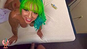 Can this tight creamy pussy handle your tongue first?