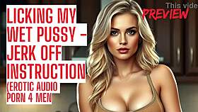 Milf casually guides you through eating her tight wet pussy