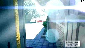 Yo, collared slut Lily Adams loves getting her face roughly fucked deep