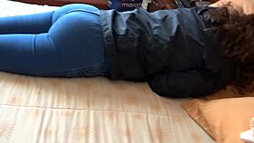 hey while you rest watch me take that cock deep in my milf ass