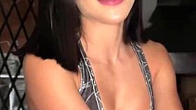 damn this petite latina 18yo gags sloppy deep on cock till cum floods mouth on casting