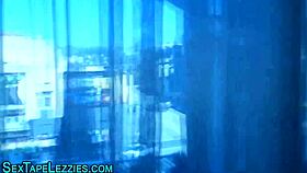 ebony teen babe struts in heels showing off curves