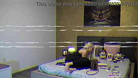 🎨😍 cutest petite blonde college bunny paints my balls for easter, so hot and tight!