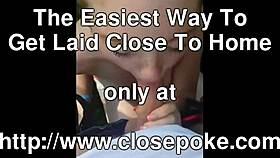 A cute tinder girl eagerly sucks cock outdoors in public pov bliss