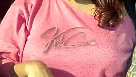 Brazilian milf flashes lingerie to truckers on wild car trip to sp