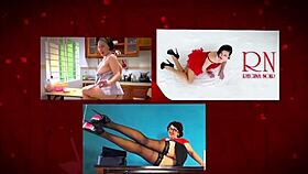 Naughty office employee skips panties for pussy lick and dick suck