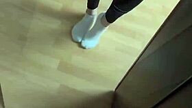 waking up to her smelly white socks fetish drives my emotions wild every morning