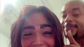 brazilian tattooed amateur bombshell gives it up to two guys while hubby's at work