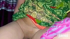 I surrender to hot Indian passion while he's working overtime!