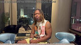 Kendale secretly bends over horny petite ebony slut doggystyle