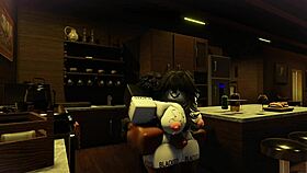 Rough Morning Breeding Fills Big Ass with Monster Cock Cum