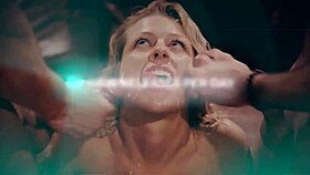 ebony goddess grinds tight pussy on bestie's husband poolside ride