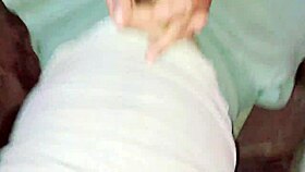 in a tiny shack the husband pins his wife down and pounds her tight pussy relentlessly