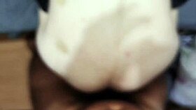 amateur domination scene with interracial uniform blowjob ending in creamy office submission