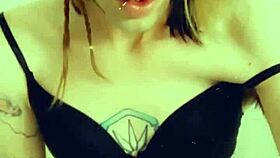 Stroking my tiny dick in bikini feels so horny and cute