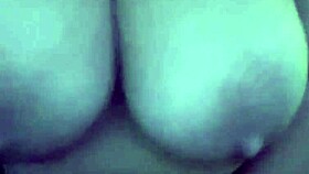 big tits babe rides dildo showing off natural boobs and curves