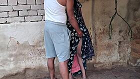 in a tiny shack the husband pins his wife down and pounds her tight pussy relentlessly