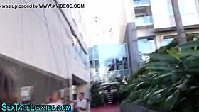 ebony teen babe struts in heels showing off curves