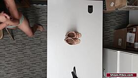 busty asian shoplifter gets banged hard by horny officer